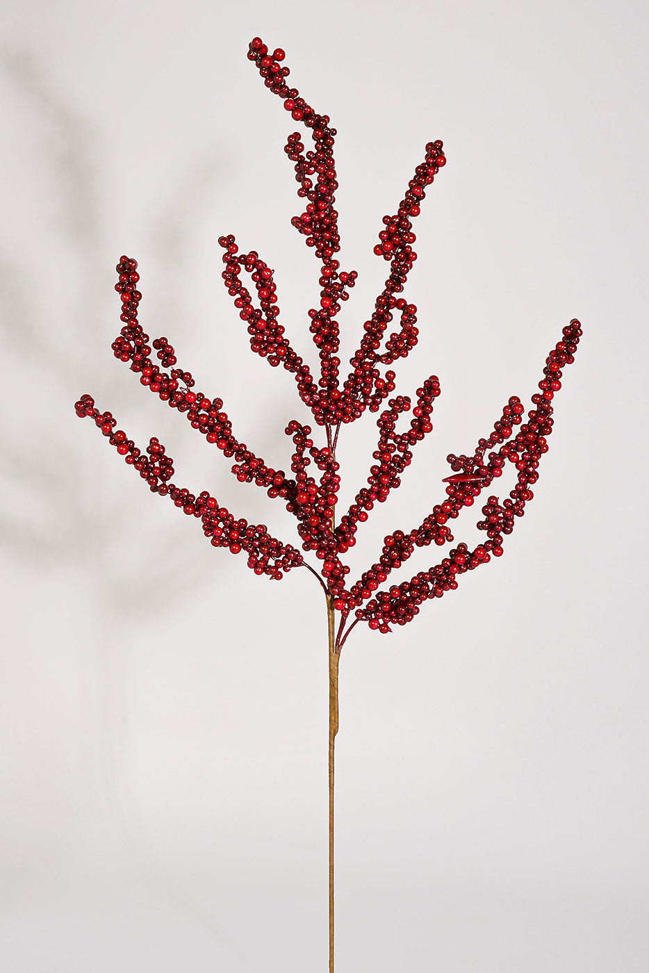 28" Waterproof Berry Cluster Spray Burgundy