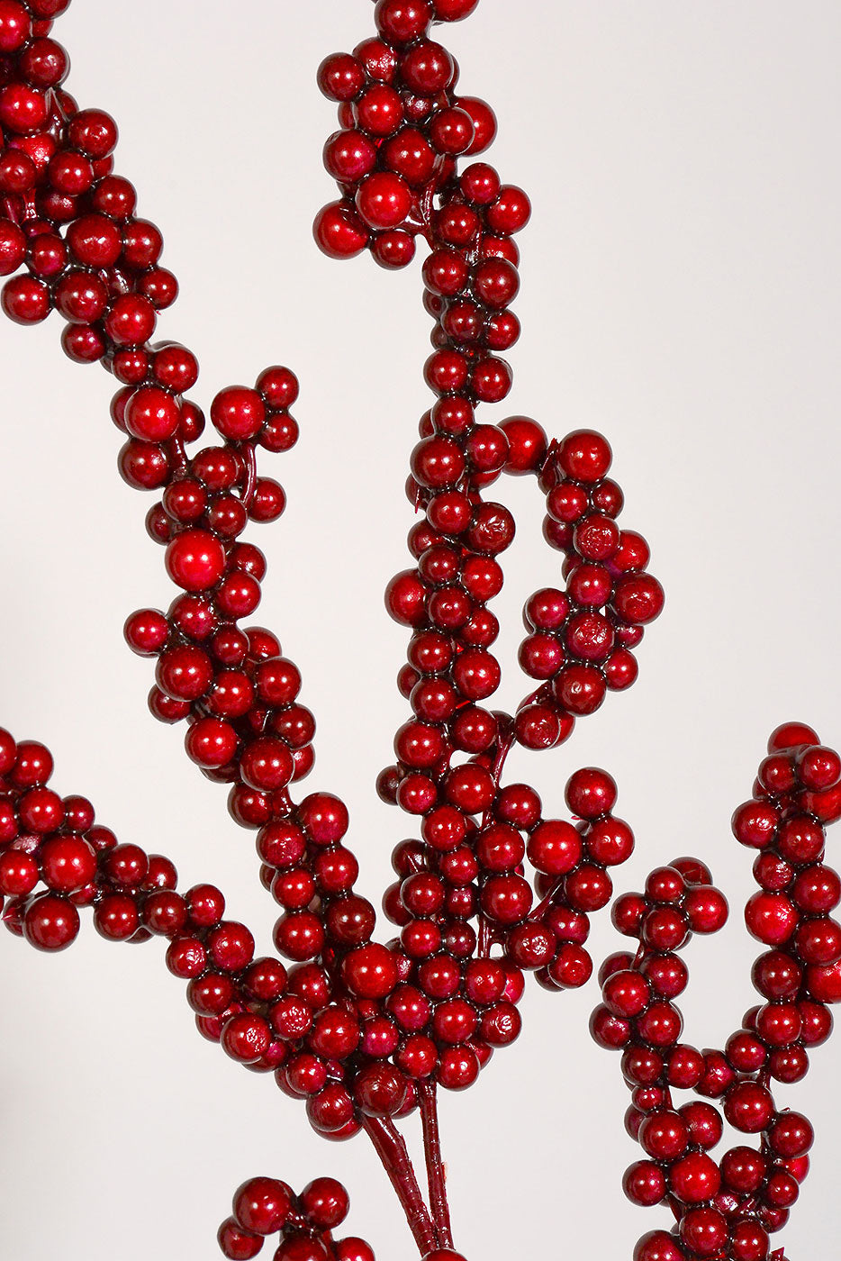 28" Waterproof Berry Cluster Spray Burgundy