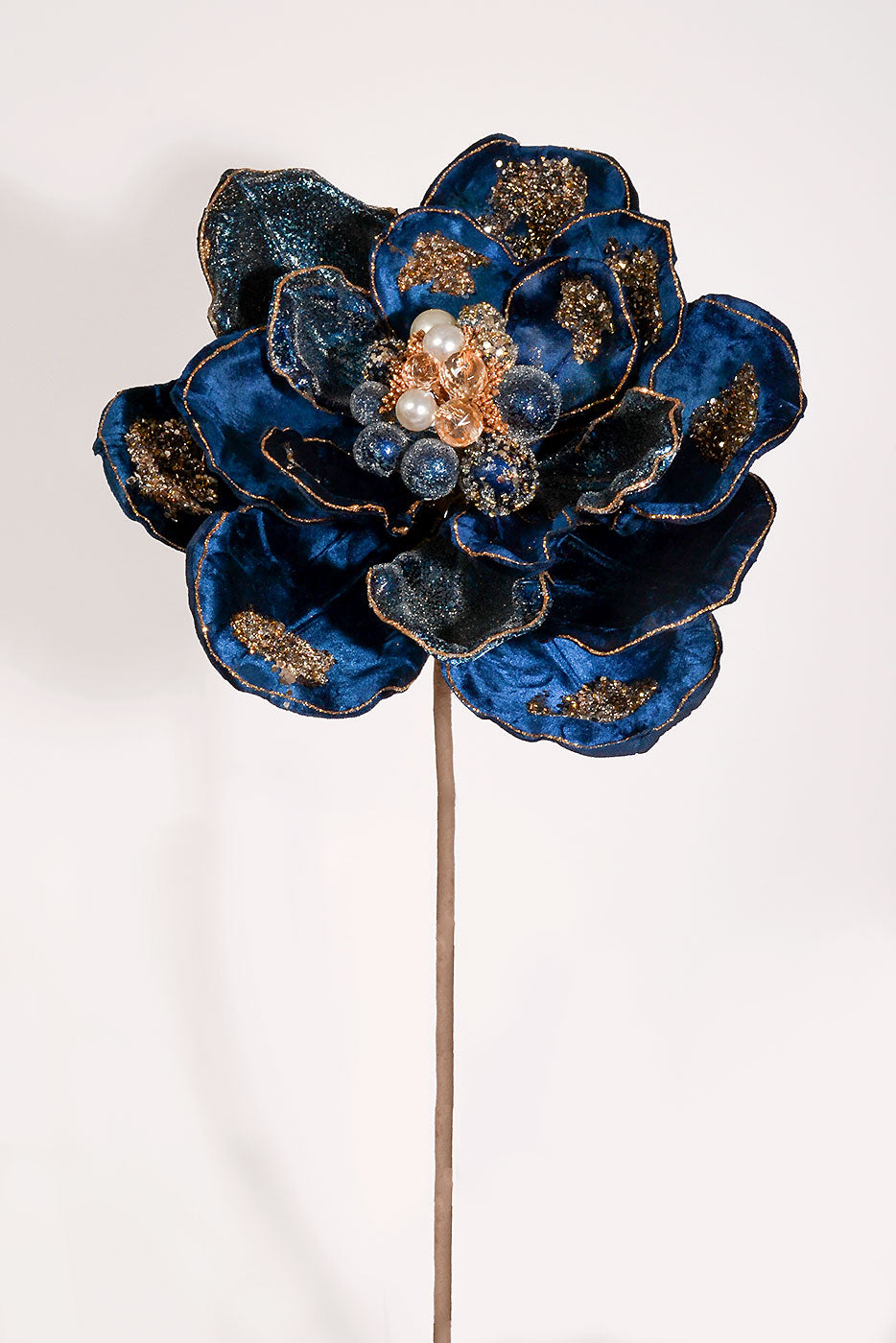 30" Grande Glamour Magnolia Stem Midnight Blue