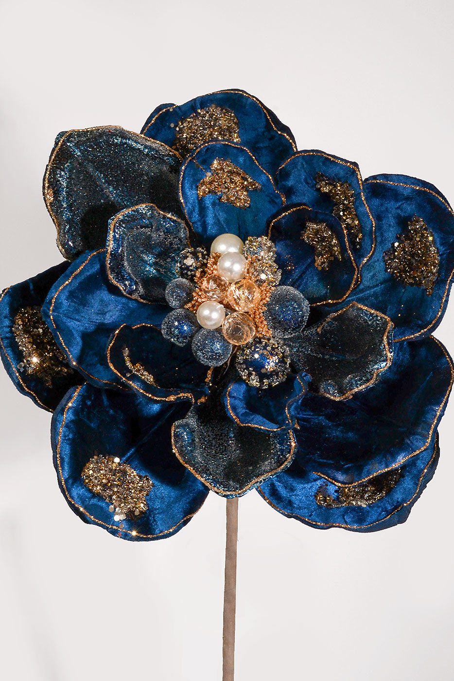 30" Grande Glamour Magnolia Stem Midnight Blue