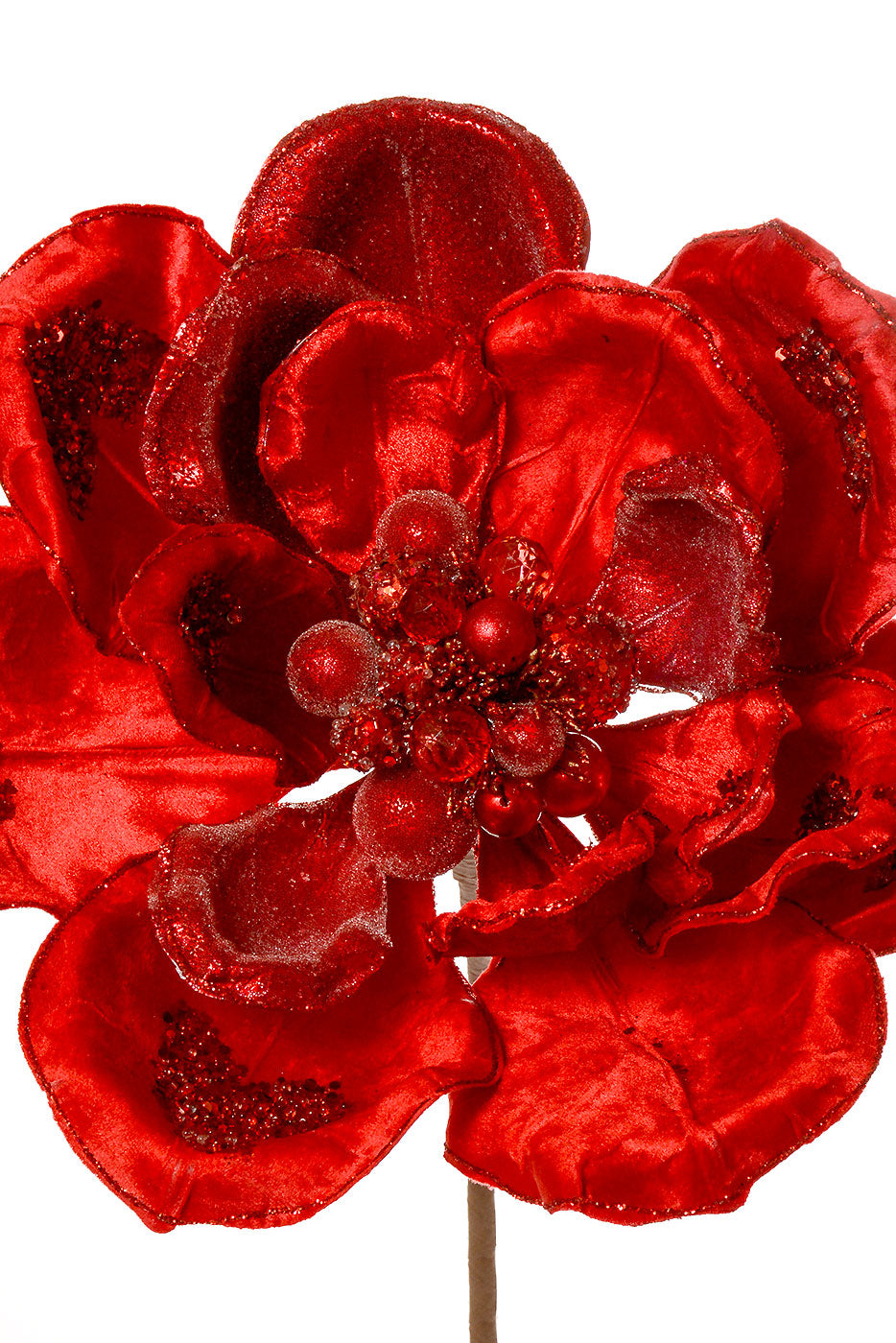 30" Grande Glamour Magnolia Stem Red