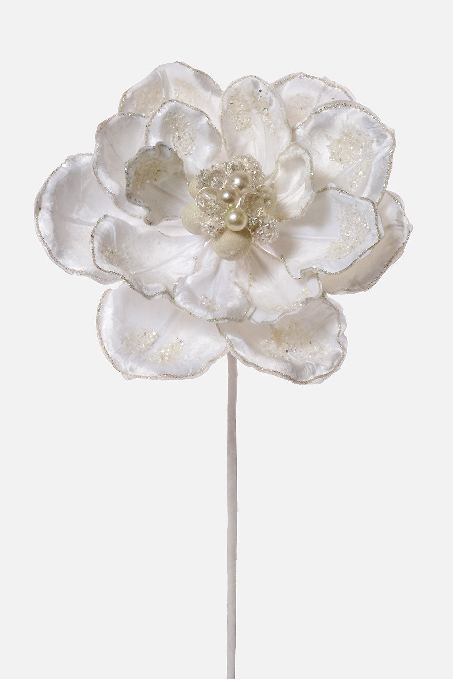 30" Grande Glamour Magnolia Stem White