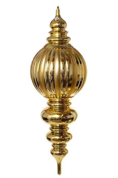 35" Jumbo Ornament Shiny/matte Gold
