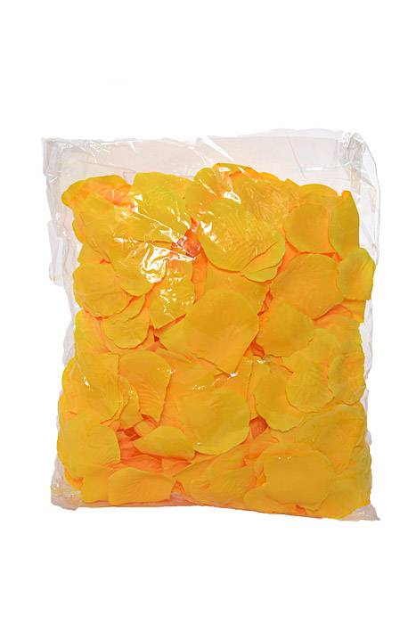 Silk Rose Petals Yellow Pkg/500