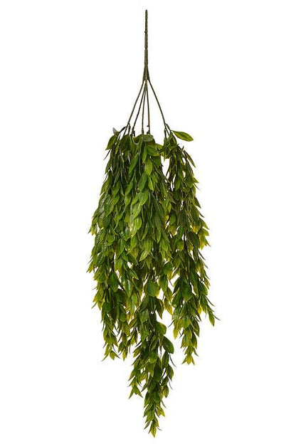 25.5" Flaming Grass Hanging Bush Green