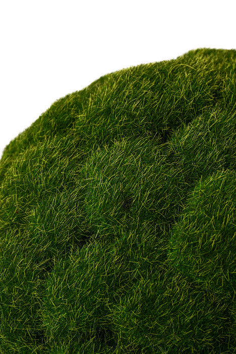12&quot; Mood Artificial Moss Ball Green