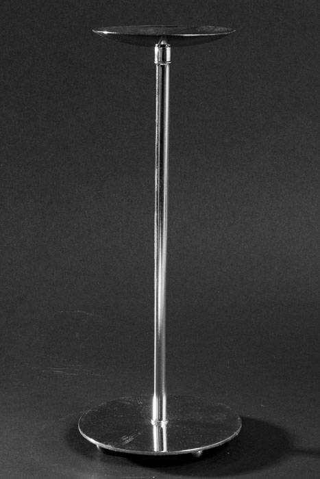 14&quot; Metal Candle Holder Stand Silver