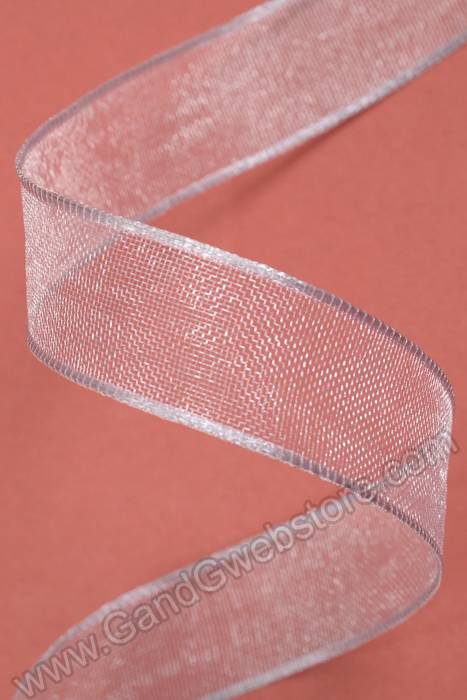 5/8" X 25yds Encore Wired Ribbon Silver