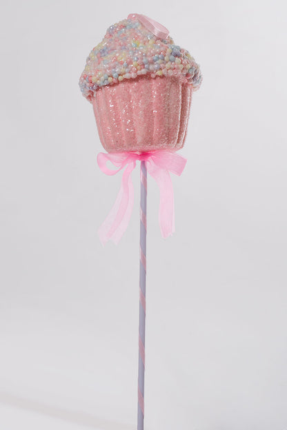 21" Cupcake Spray Pink