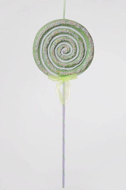 25" Lollipop Spray Green