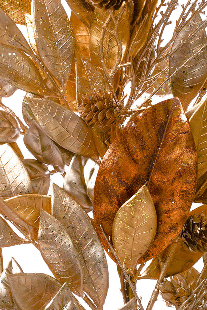 32" Mixed Gold Foliage Spray