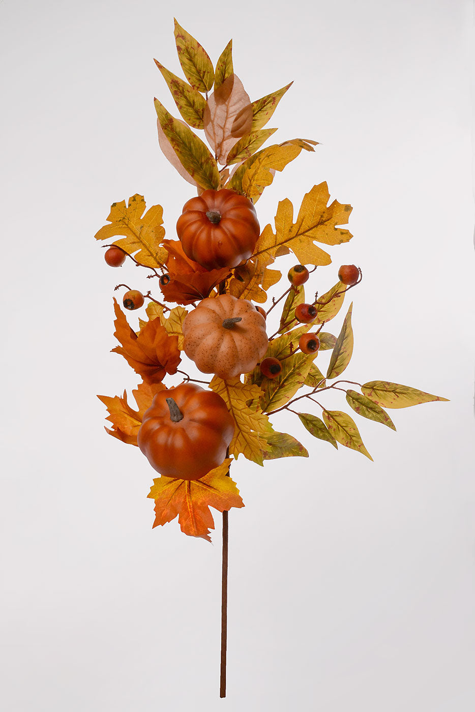 30" Artificial Pumpkin Berry Spray