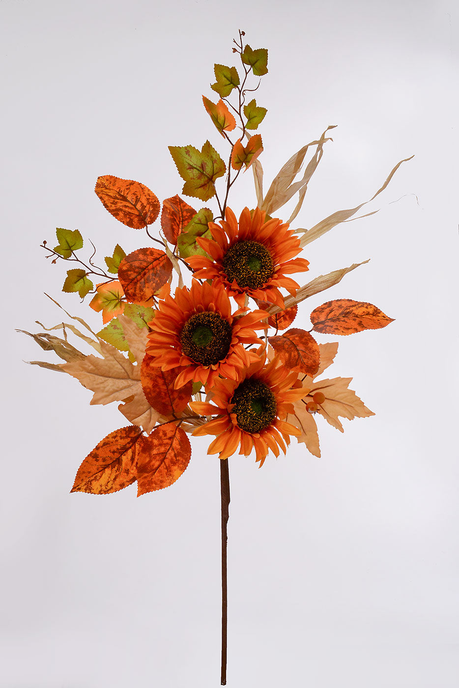 30" Artificial Sunflower Berry Spray