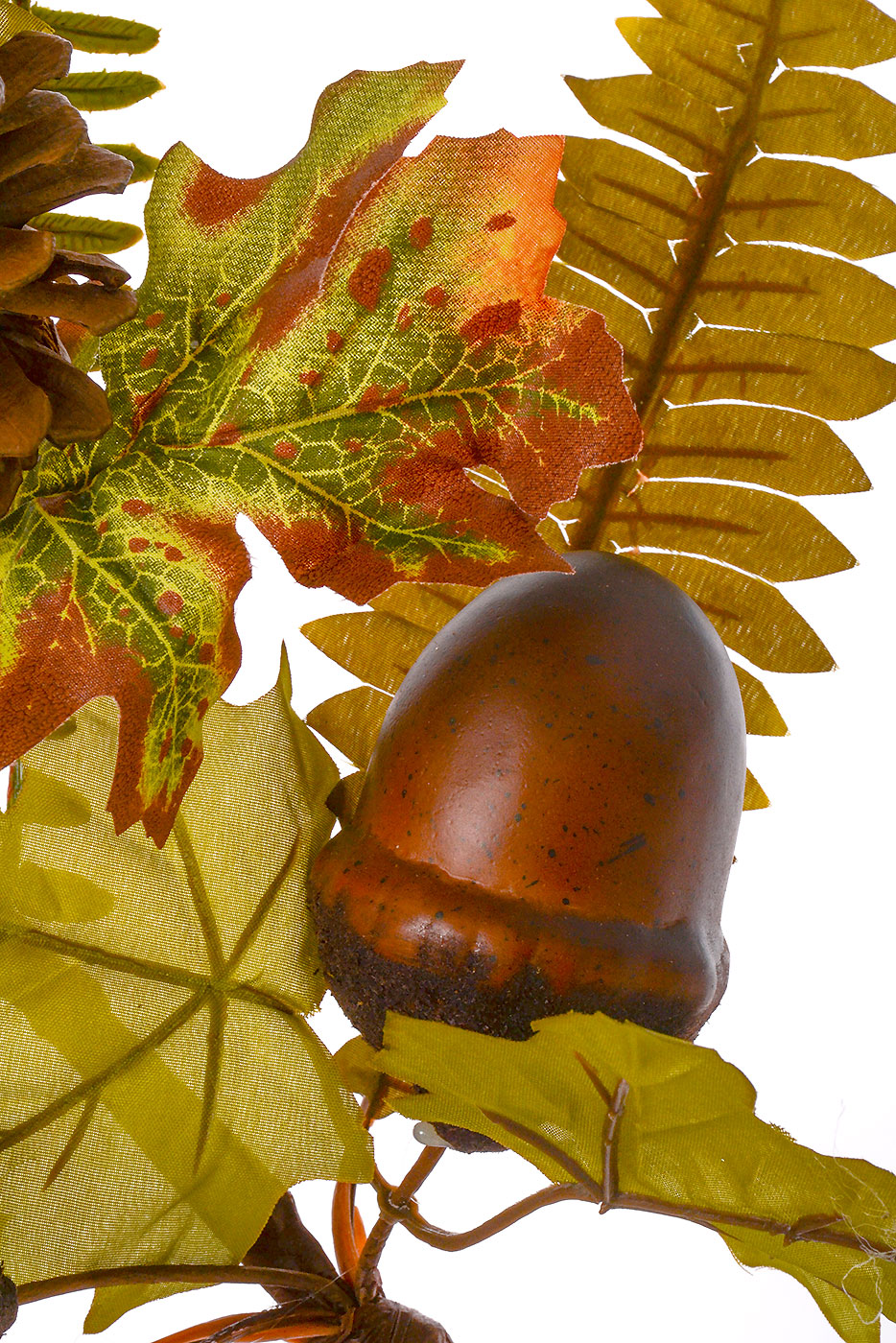 30" Artificial Acorn Pinecone Berry Spray