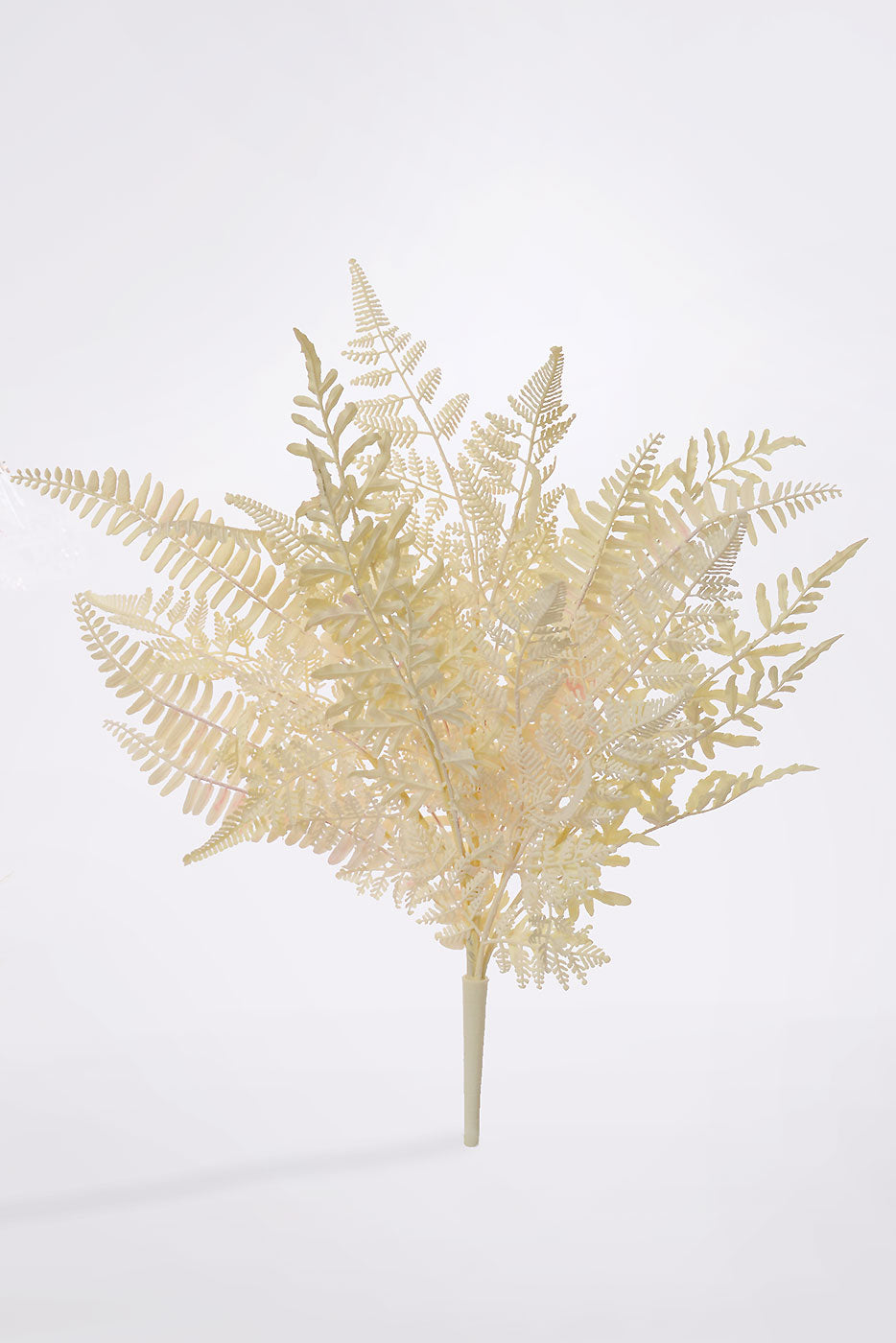 19&quot; Mixed Fern Bush Cream