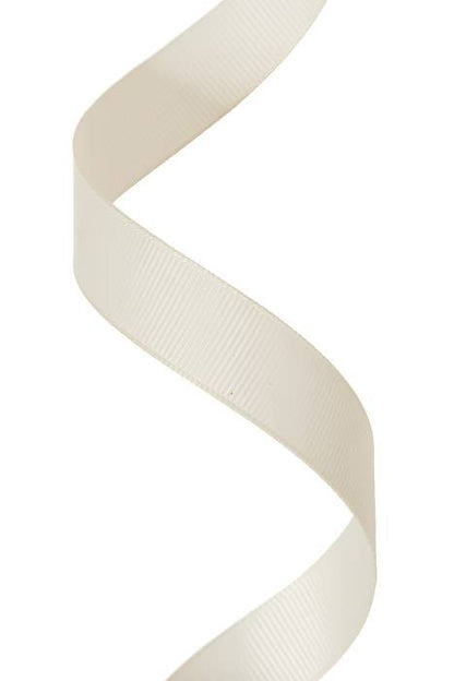 Grosgrain Ribbon Antique White