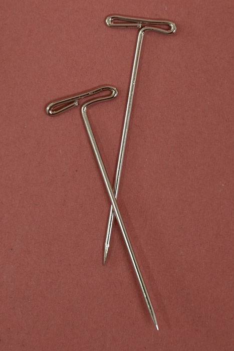 2&quot; T Shape Pins Silver Pkg/0.5lb