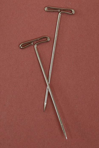 2&quot; T Shape Pins Silver Pkg/0.5lb