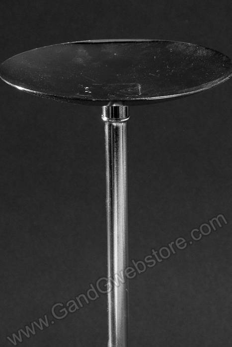 14&quot; Metal Candle Holder Stand Silver