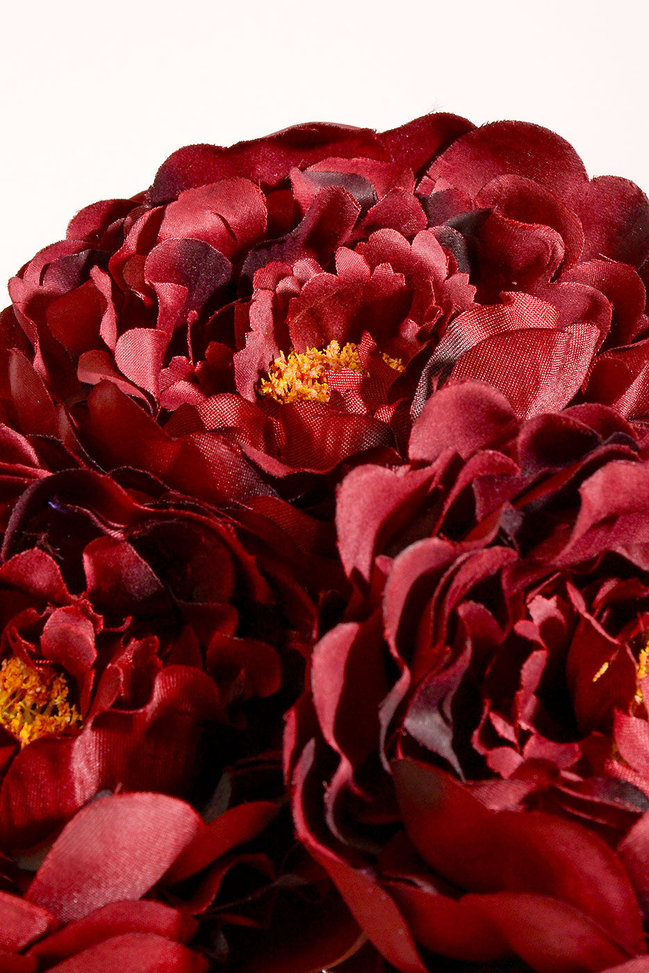 19" Silk Peony Bush Burgundy