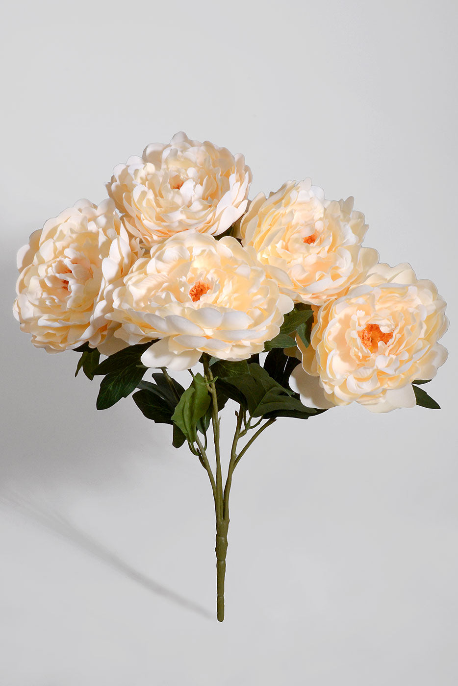 19" Silk Peony Bush Beige