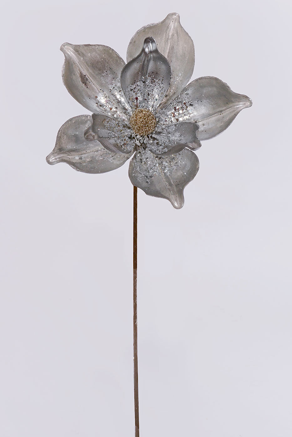 23" Magnolia Stem Silver