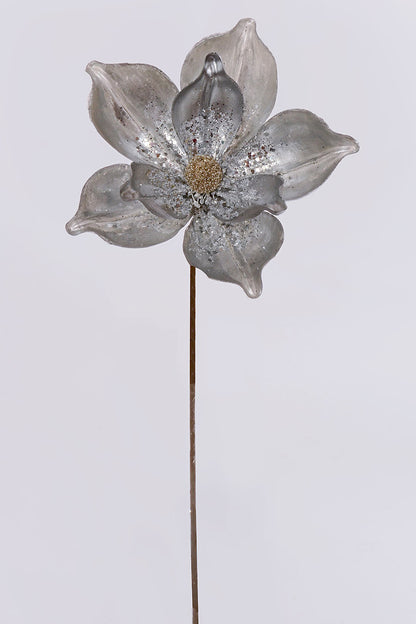 23" Magnolia Stem Silver