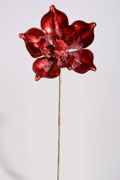 23" Magnolia Stem Burgundy
