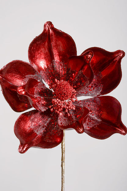 23" Magnolia Stem Burgundy