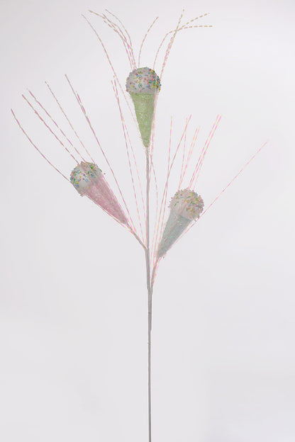 38" Pastel Ice Cream Spray