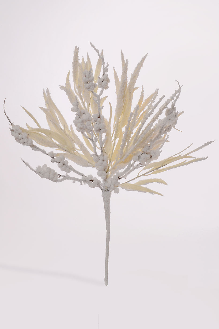 20" Mixed Snow Berry Filler White Spray