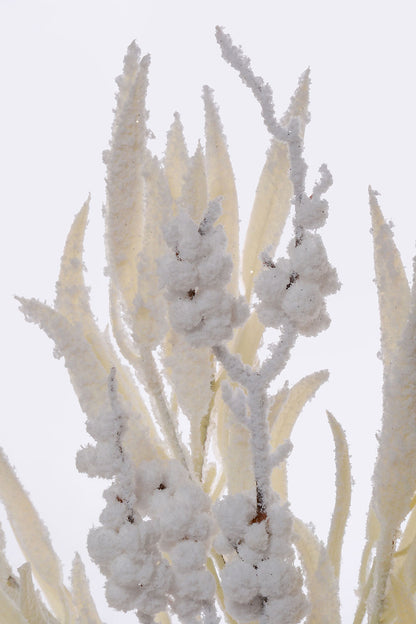 20" Mixed Snow Berry Filler White Spray