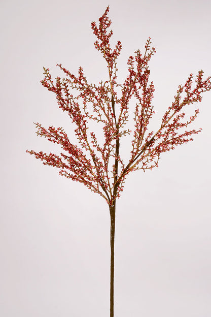 29" Iced Twig Spray Red/Gold