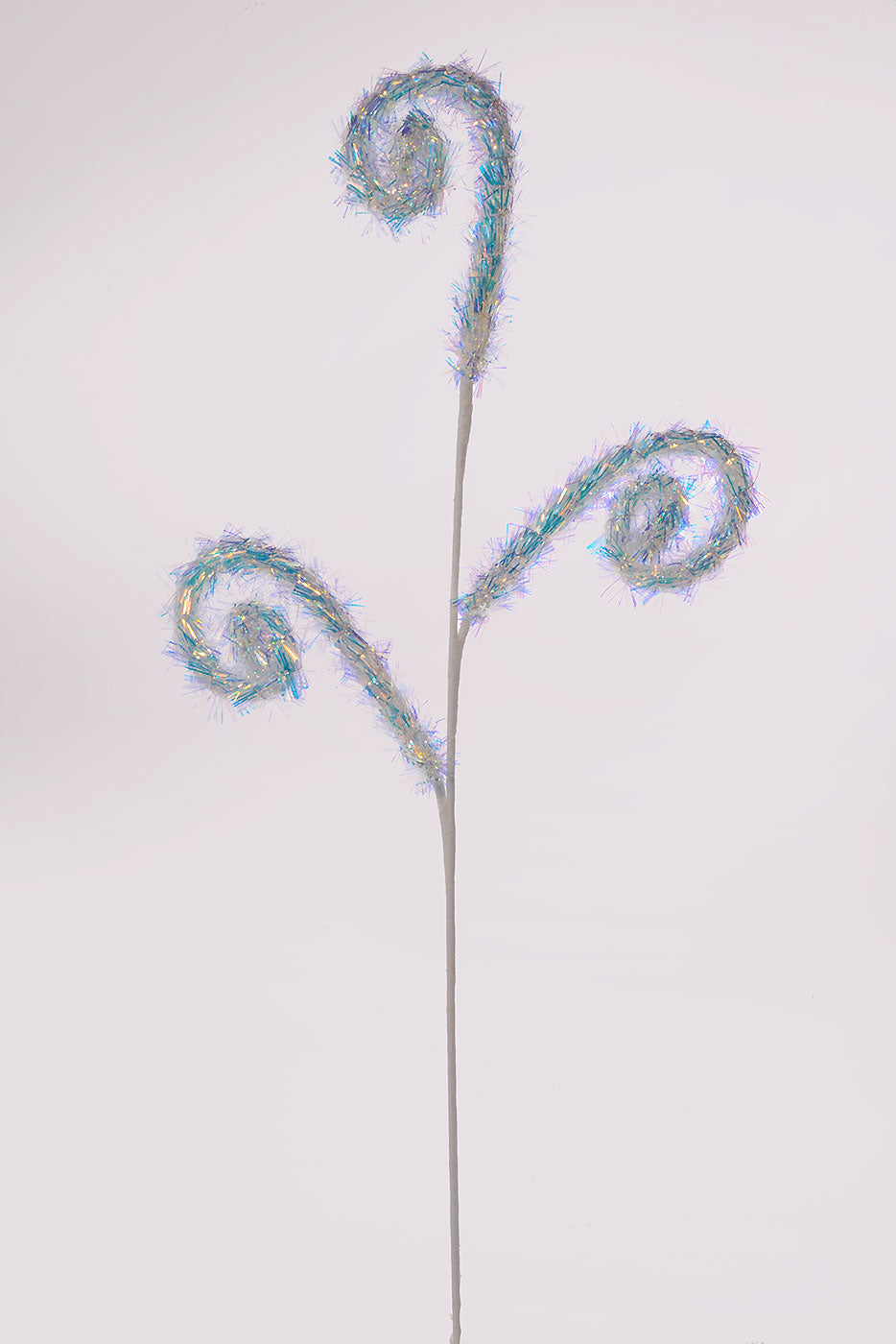 30" Tinsel Curly Spray Iridescent