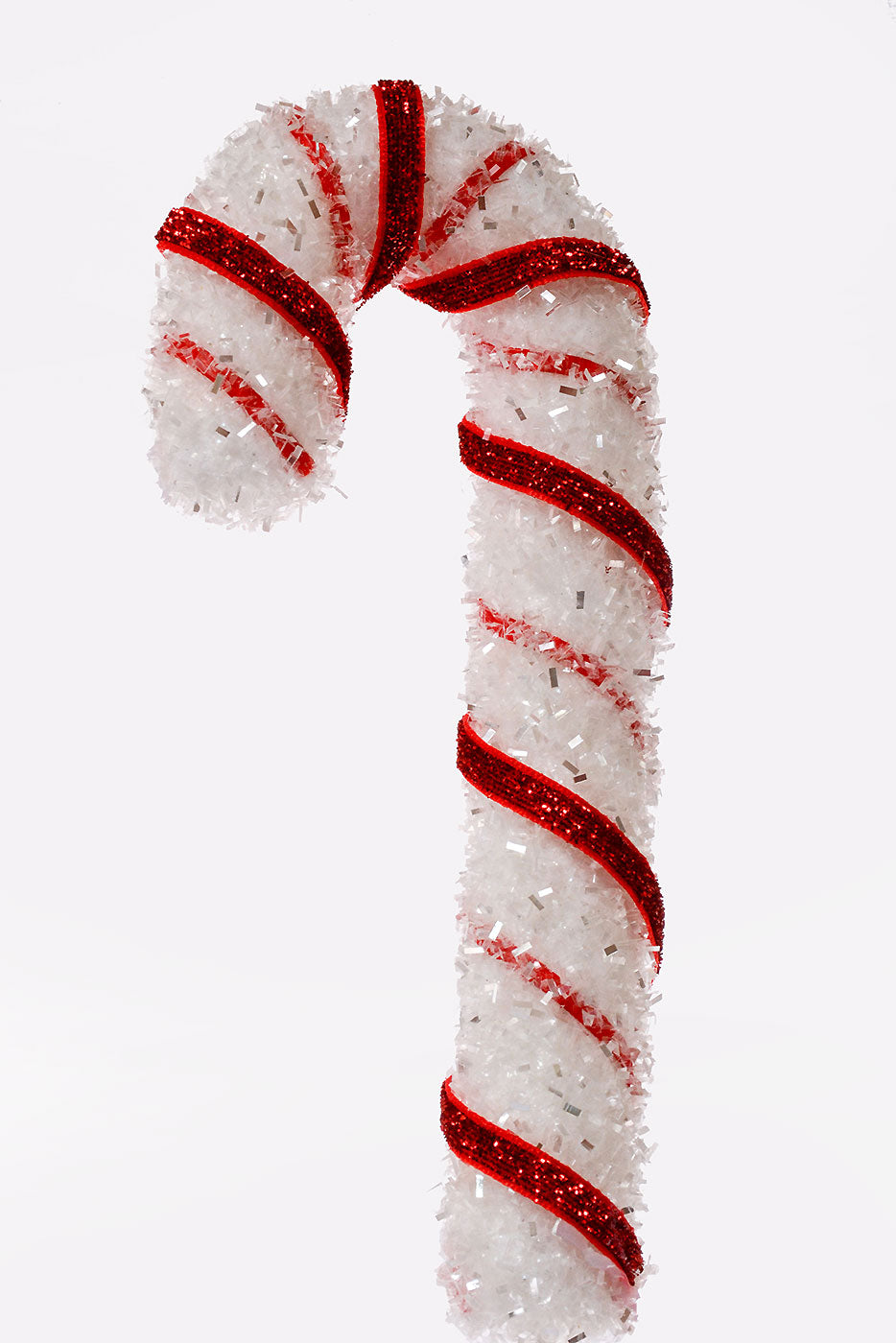 27" Glitter Peppermint Spray