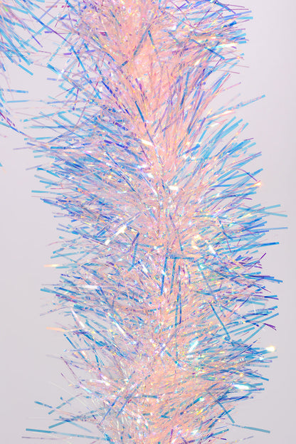 12FT Tinsel Garland Pink