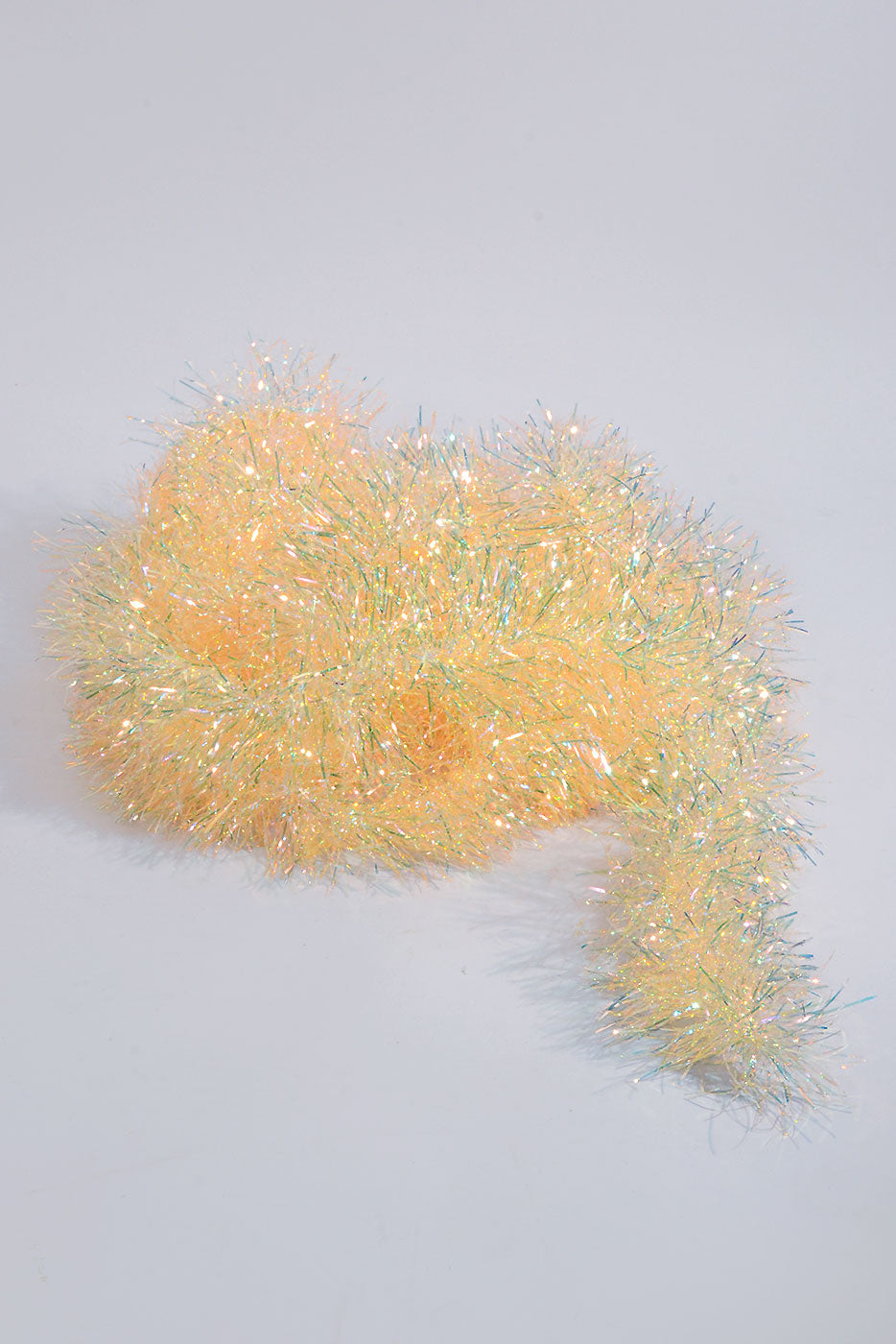 12FT Tinsel Garland Yellow