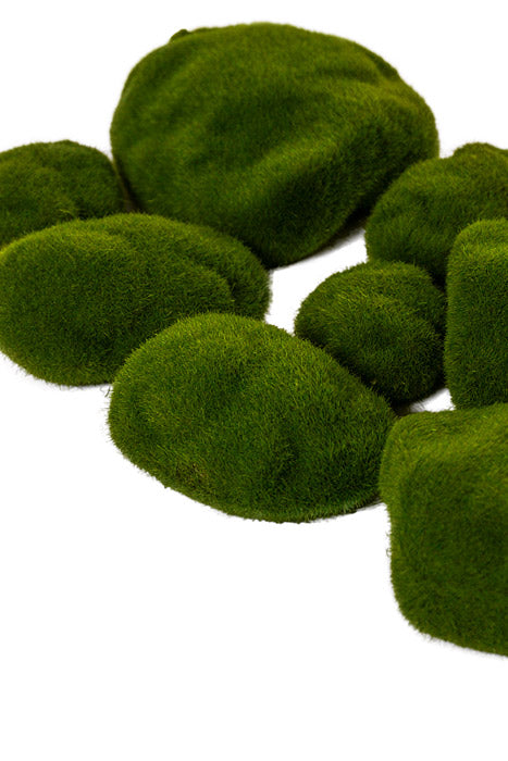 2.5&quot; X 3.5&quot; X 4&quot; Moss Pieces Green Pkg/12