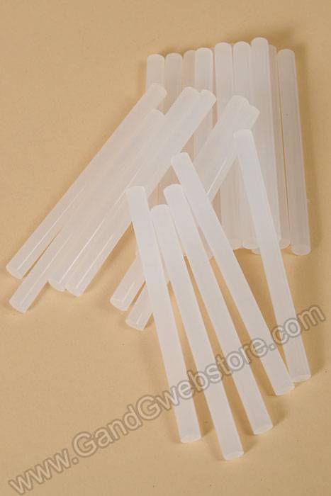 7.4mm X 4" Silicone Mini Glue Stick Clear Pkg/4.5lb