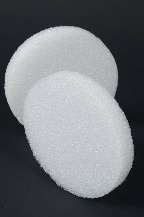 6&quot; X 1&quot; Styrofoam Disc White Pkg/12