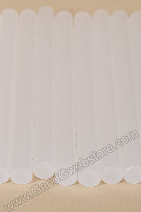 7.4mm X 4" Silicone Mini Glue Stick Clear Pkg/4.5lb