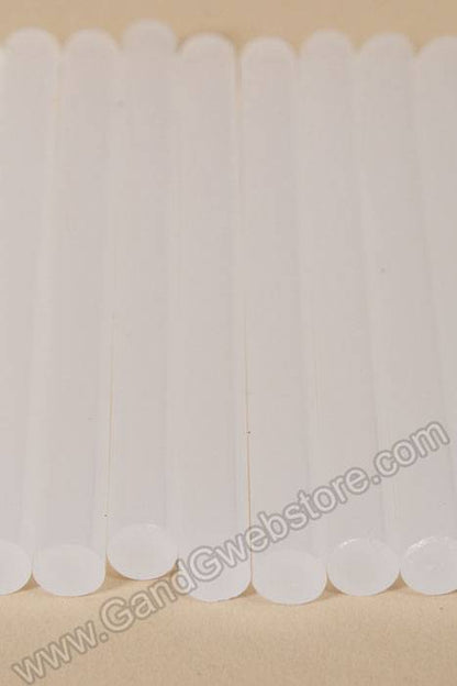 7.4mm X 4" Silicone Mini Glue Stick Clear Pkg/4.5lb
