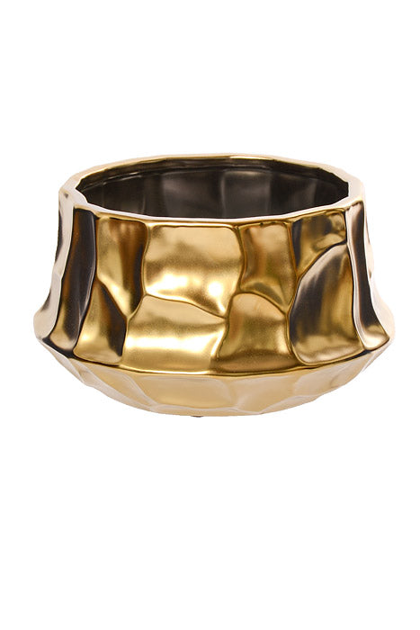 7.5" X 5.25" Bowl Gold