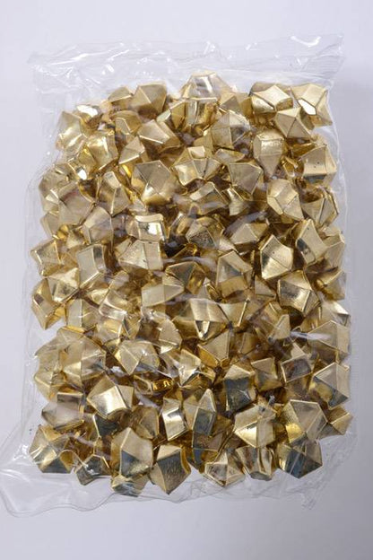 Large Acrylic Cubes Metallic Gold Pkg/1lb