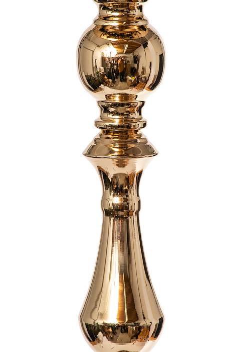 37" Metal Bouquet Stand Gold