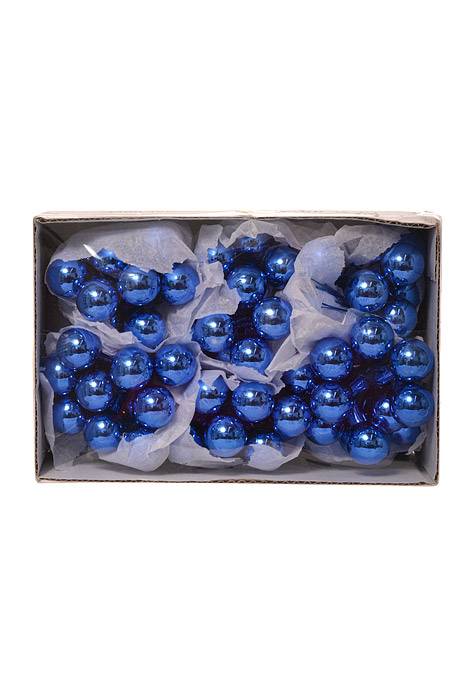 25mm Gloss Glass Ball Ornament Royal Blue Pkg/144