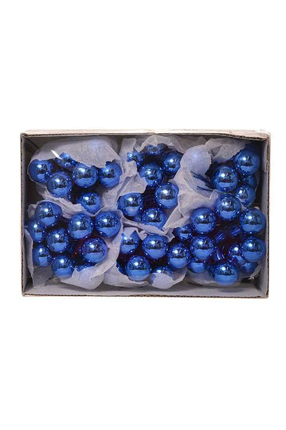 25mm Gloss Glass Ball Ornament Royal Blue Pkg/144