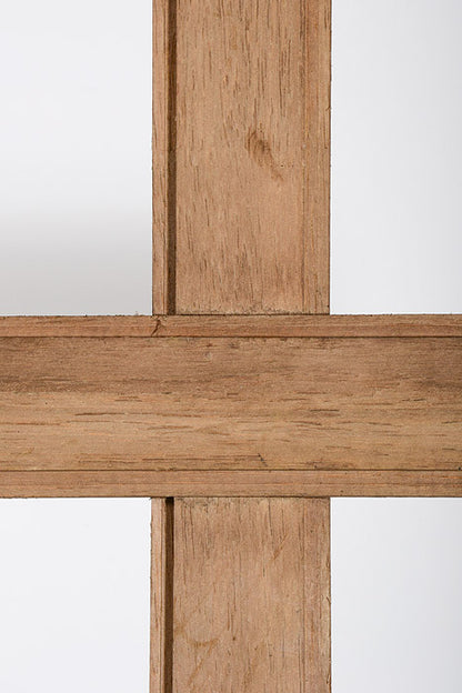 26" Wooden Cross Natural