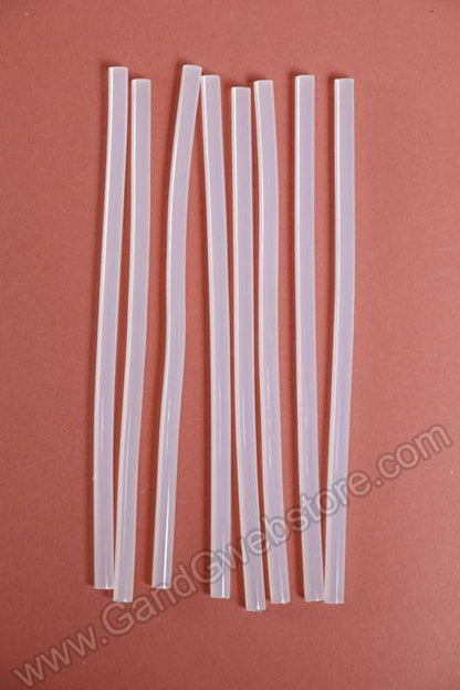 7.4mm X 8" Small Silicone Glue Stick Clear Pkg/4lb