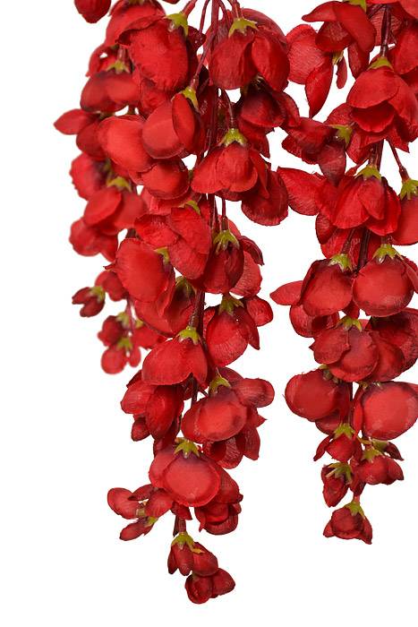 39.5" Hanging Silk Cassia Red